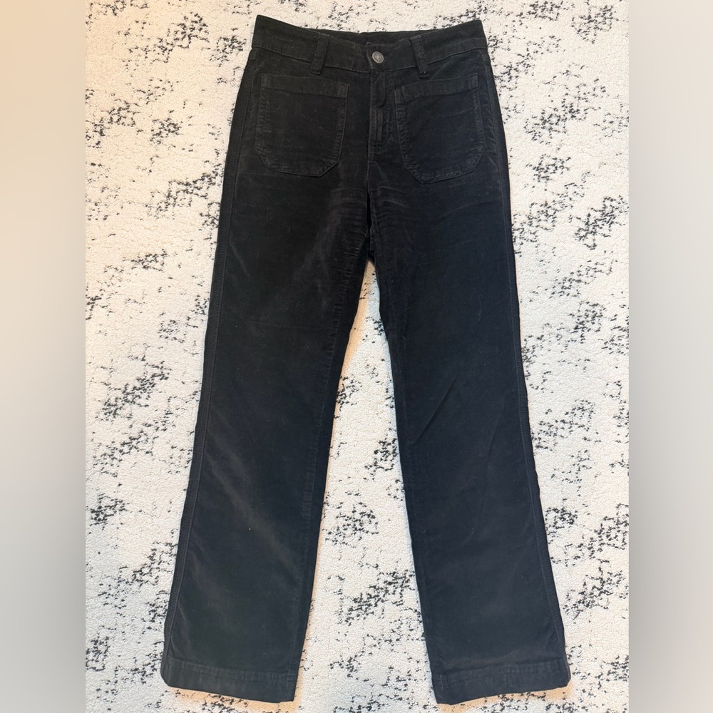 Free People Dark Corduroy Trousers